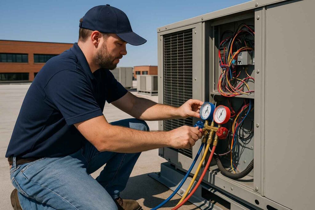 Commercial Air Conditioning Unit Technician