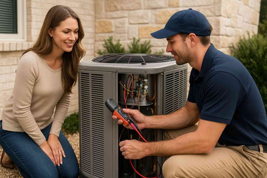 Air Conditioner Getting Repair Test