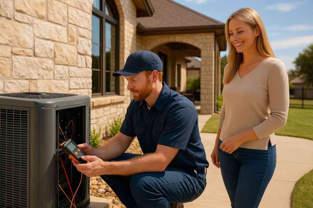 Air Conditioner Getting Tested